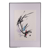 Jean Miotte - Composition - Lithograph signed in pencil