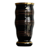 Large sculptural glass vase from the 1940s.