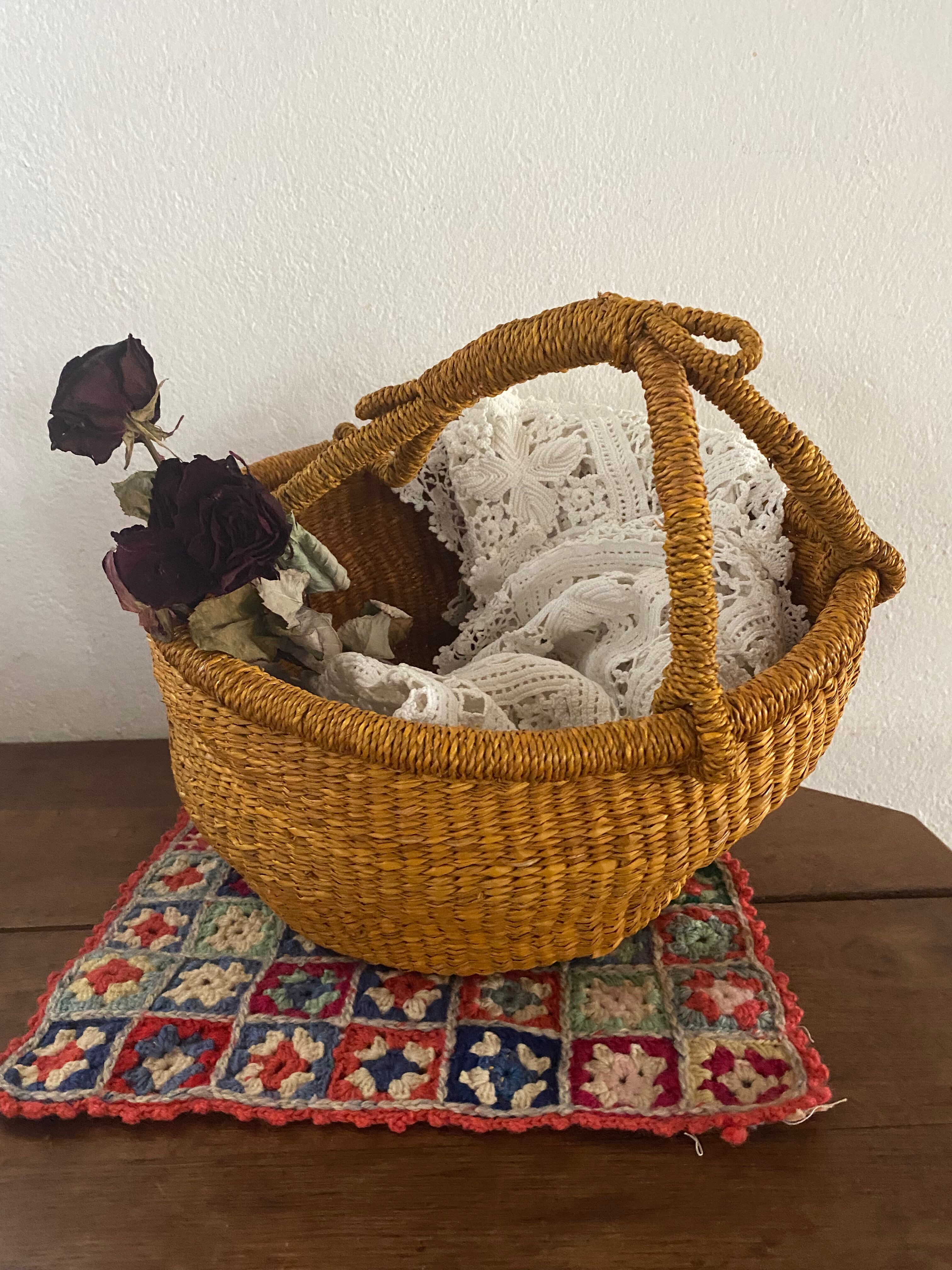 Traditional African basket.