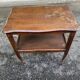 Louis XV solid wood serving trolley with curved legs from the 19th century