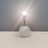 Beautiful table lamp, model Misty by Torben Jørgensen, Holmegaard Glassworks Denmark 1980.
