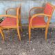 Paire de fauteuils bridge
