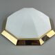 60s 70s Limburg Glashütte Plafoniere ceiling lamp glass space design lamp