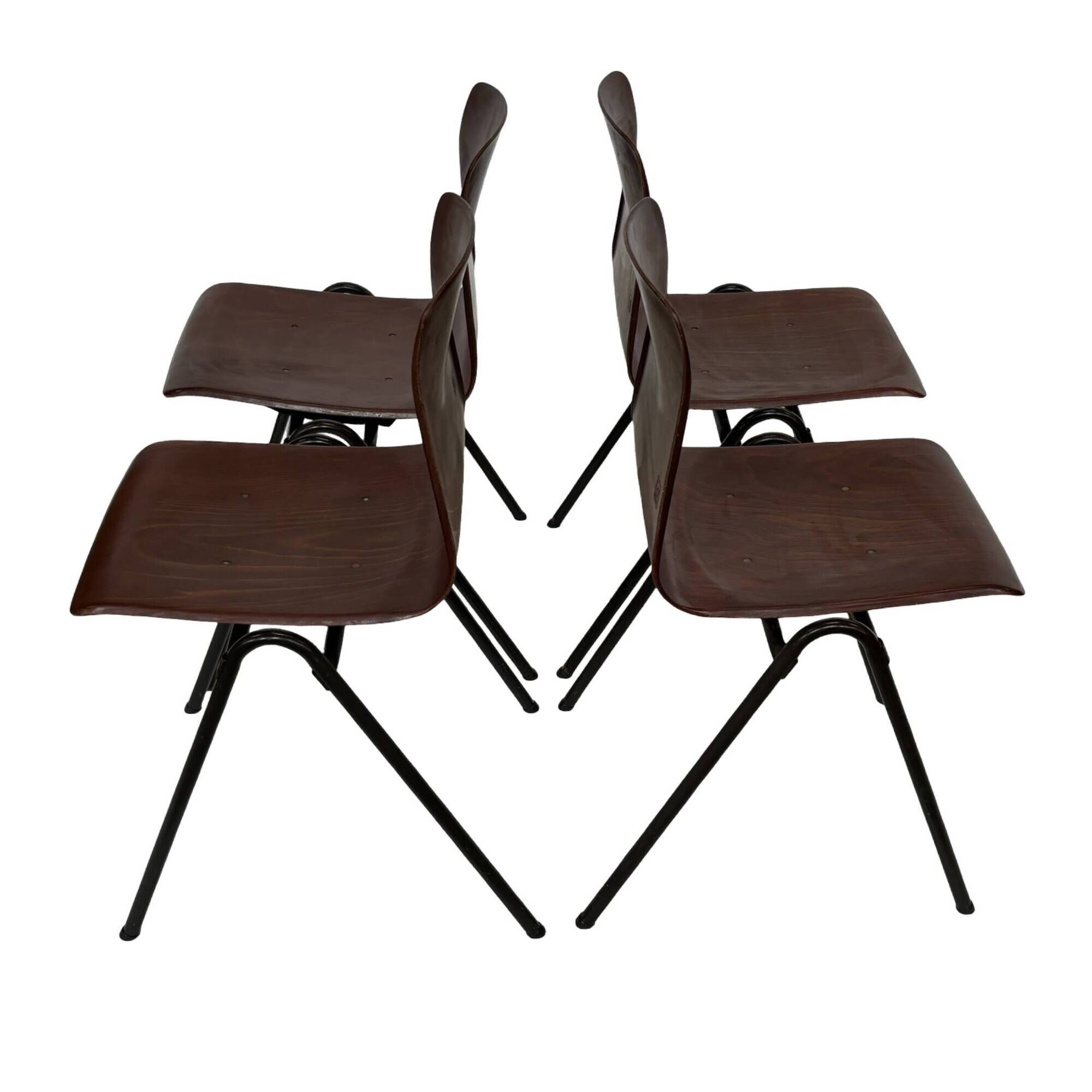 Vintage Chair Galvanitas S25, 1960's Design Holland School chair