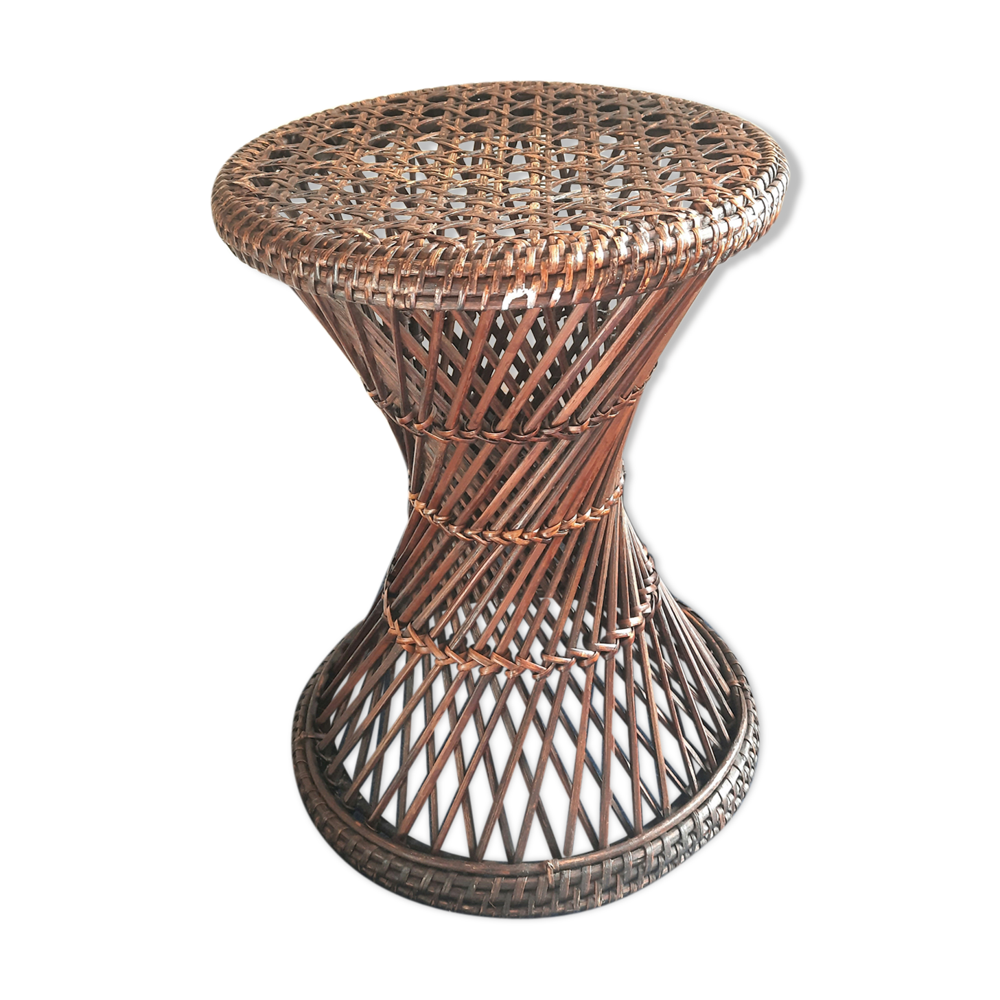 Diabolo in rattan of the 60s/70s