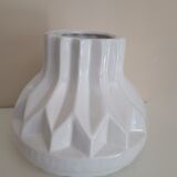 Vintage white ceramic vase