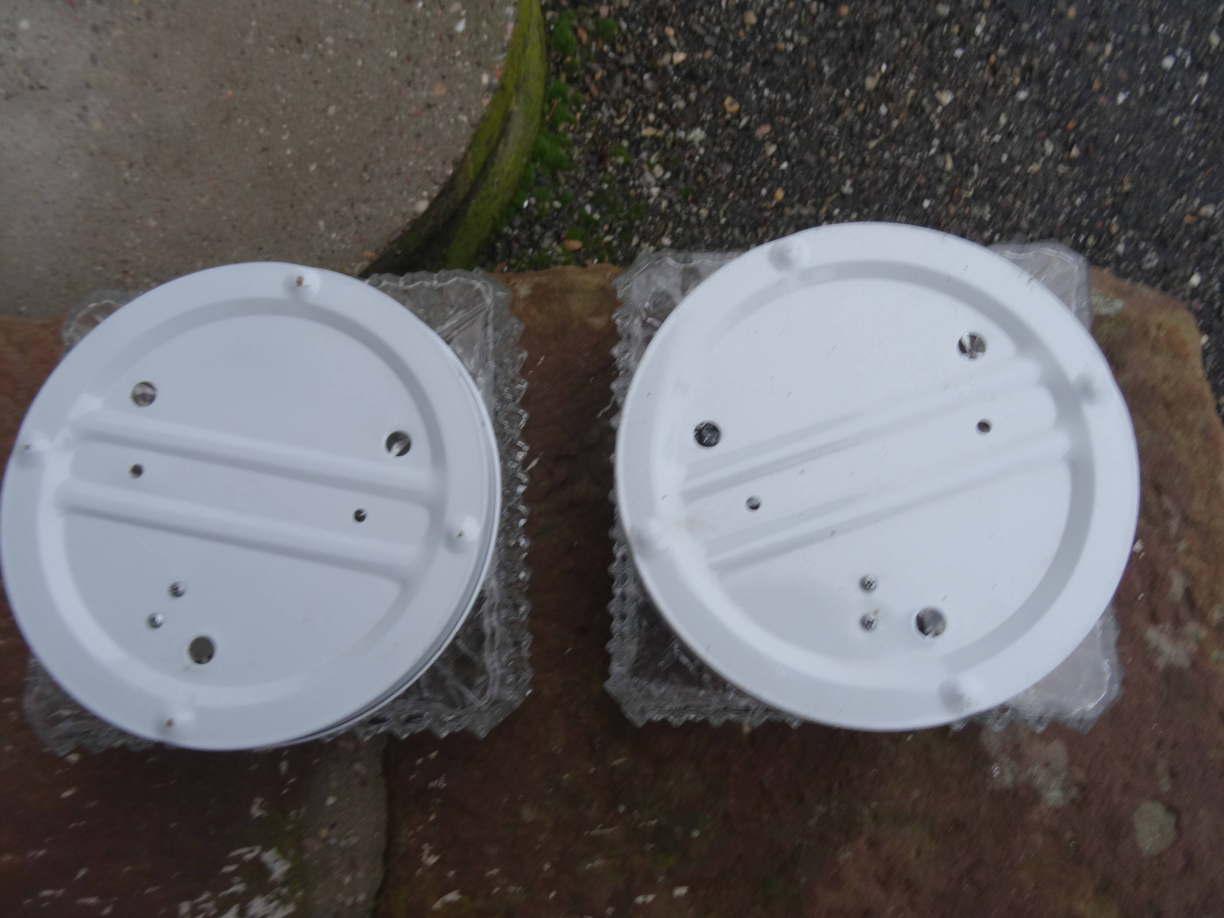 Pair of ceiling lights