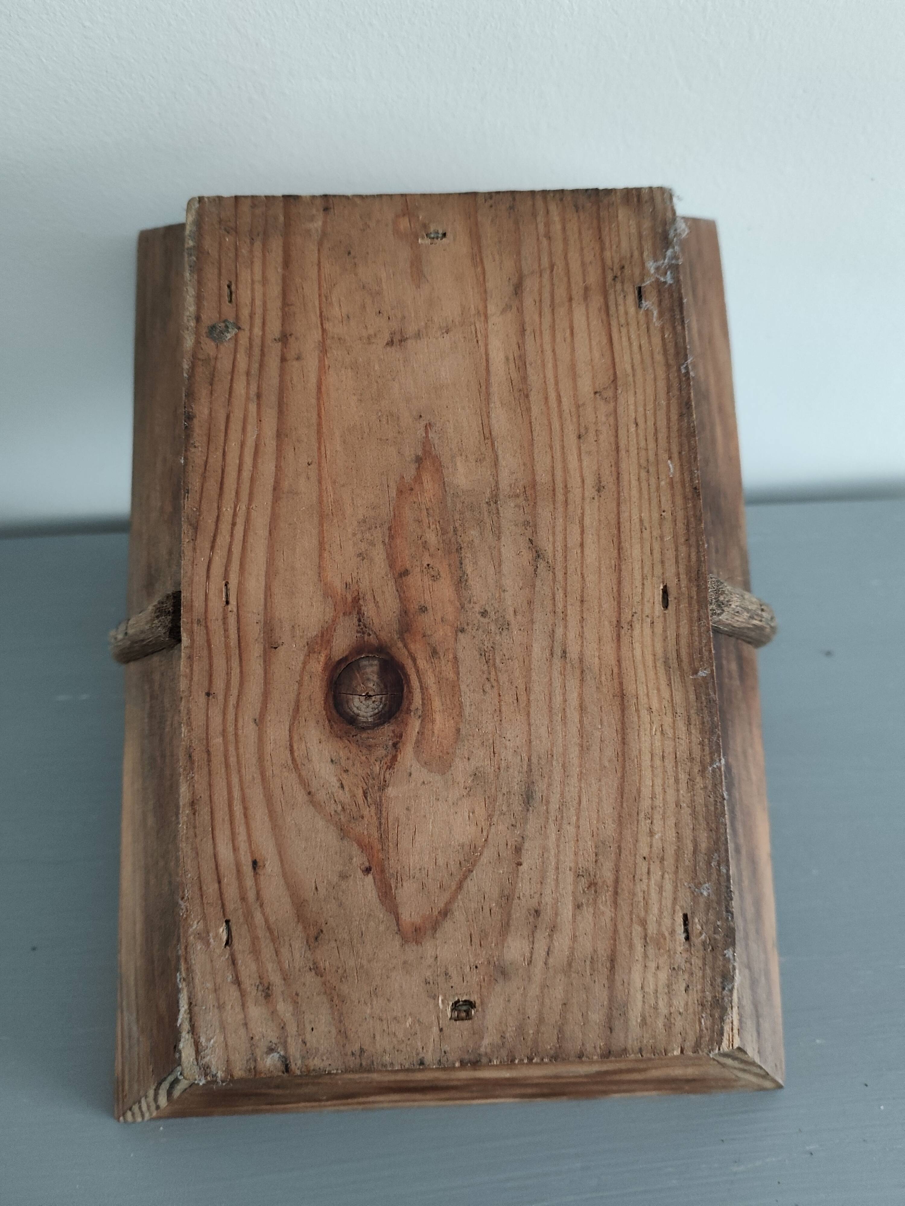 Ancien panier de vendanges en bois