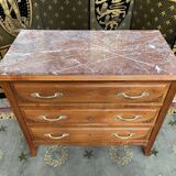 Commode Art Nouveau en merisier