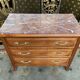 Art Nouveau cherry chest of drawers