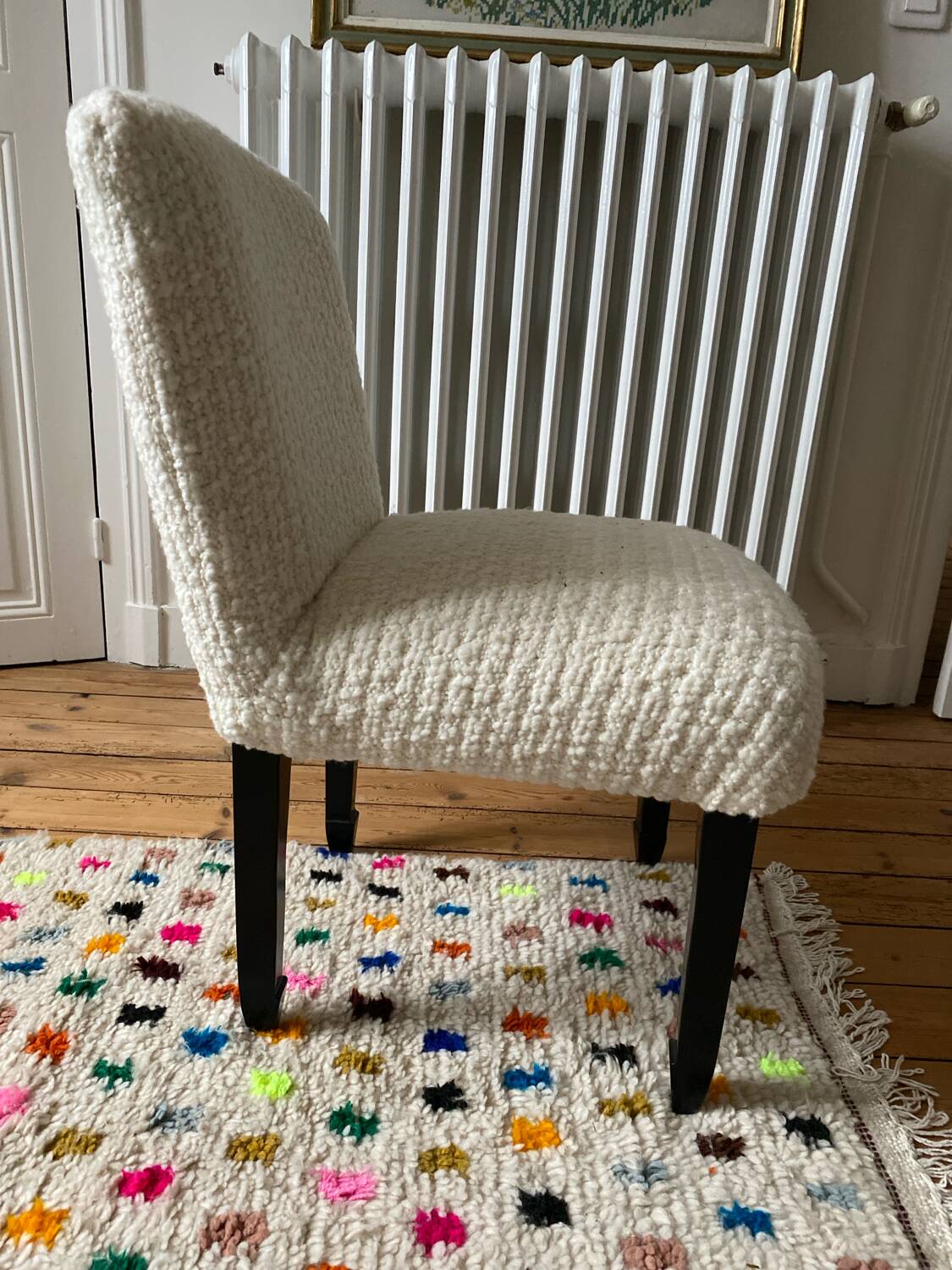 Restored empire armchair