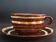 English earthenware cup in "Mary" style, Sarreguemines.