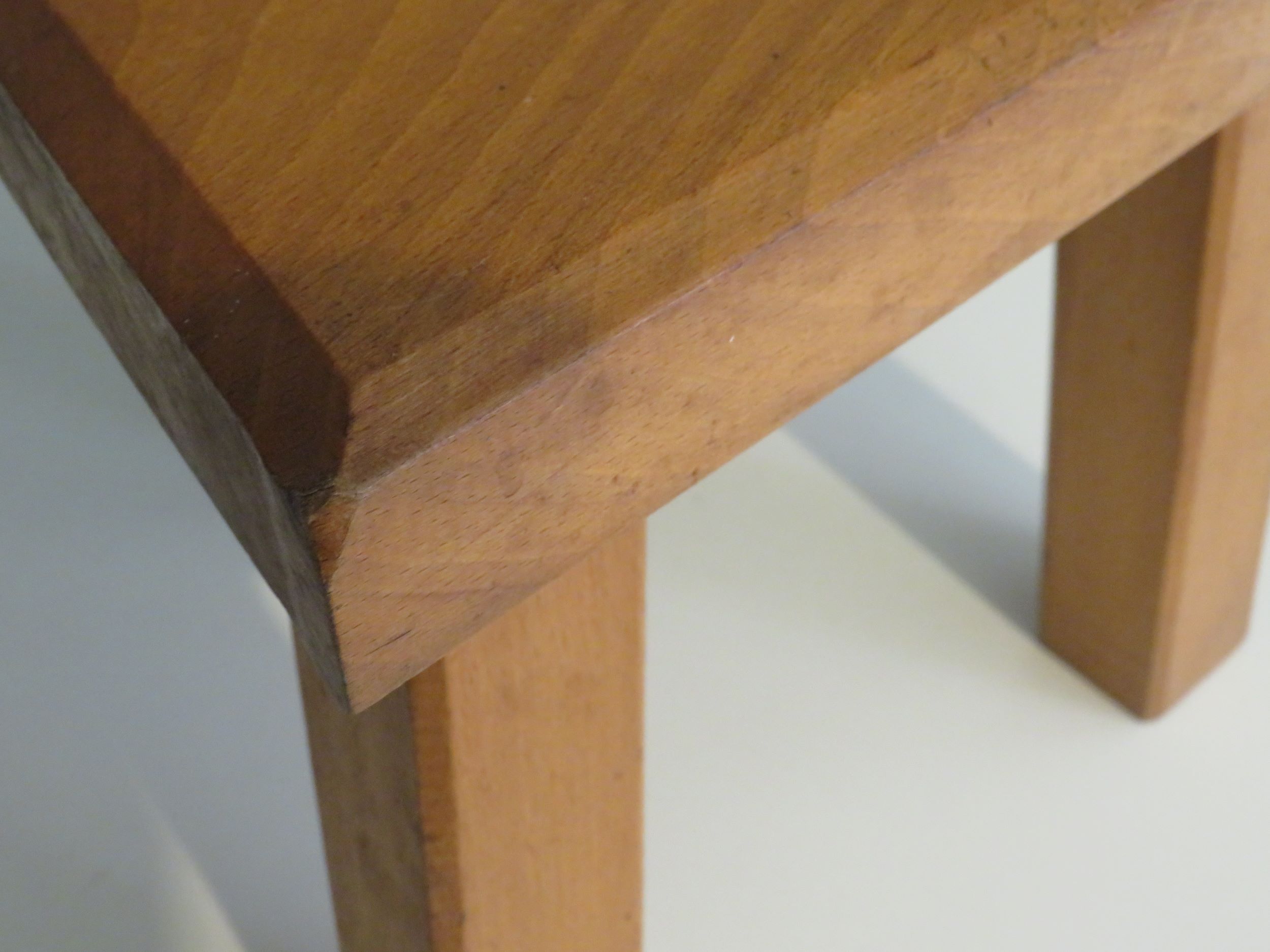 Low stool with backrest Belgium 1970s