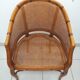 Fauteuil canné signé grange modèle faux bambou