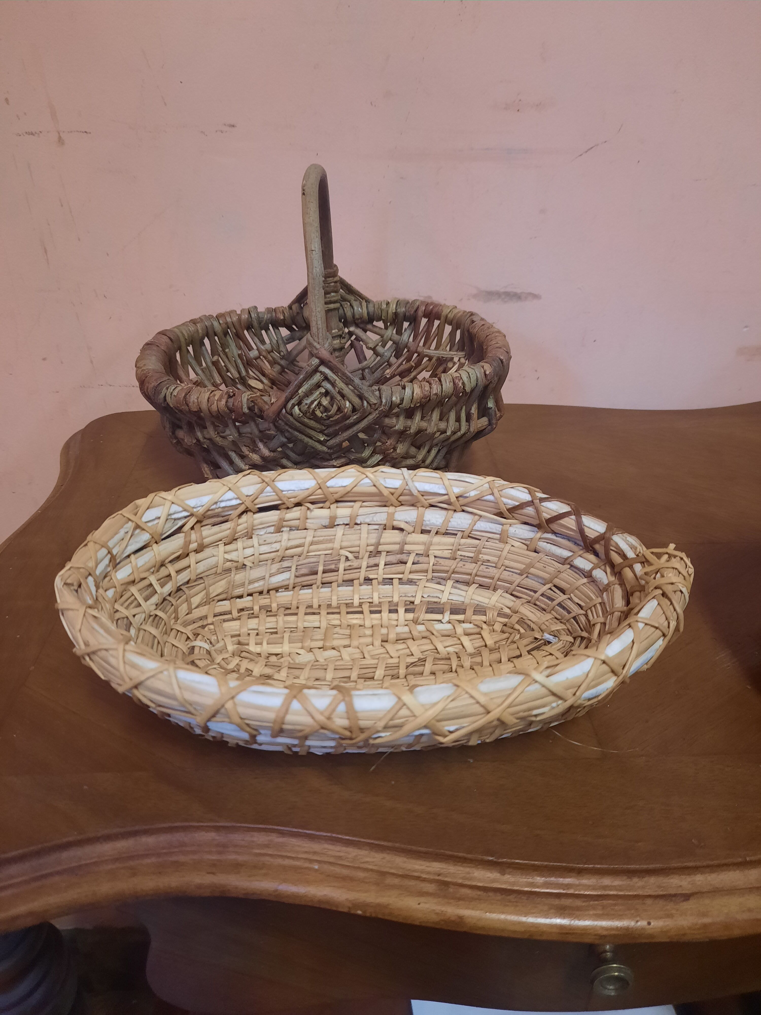 Trio of vintage baskets