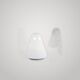 MURANO TWO Ghost Table Lamp Murano Glass by CARLO NASON 1990 Ghost