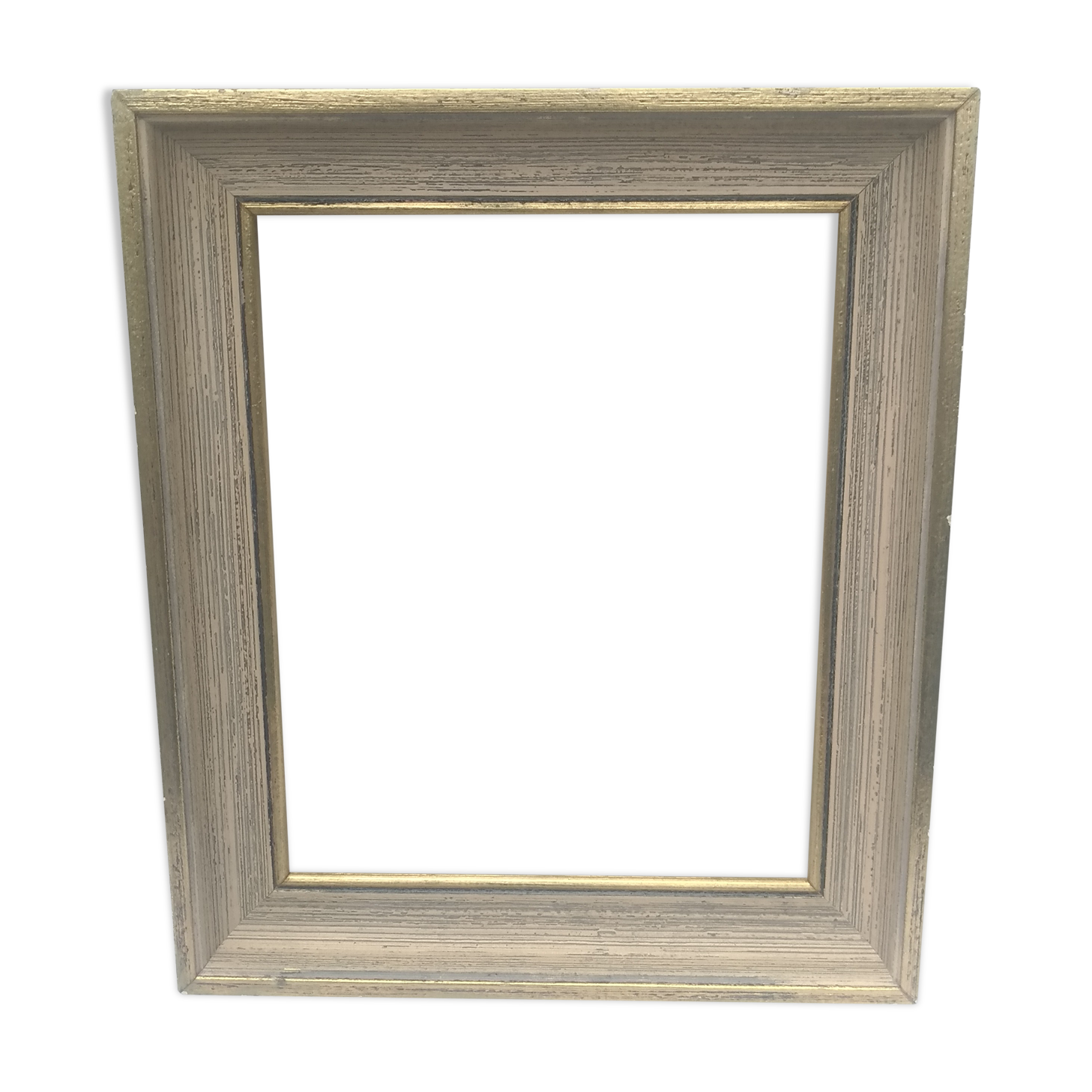 Cerused wooden frame