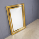 Miroir vintage en bois doré XL, années 1970