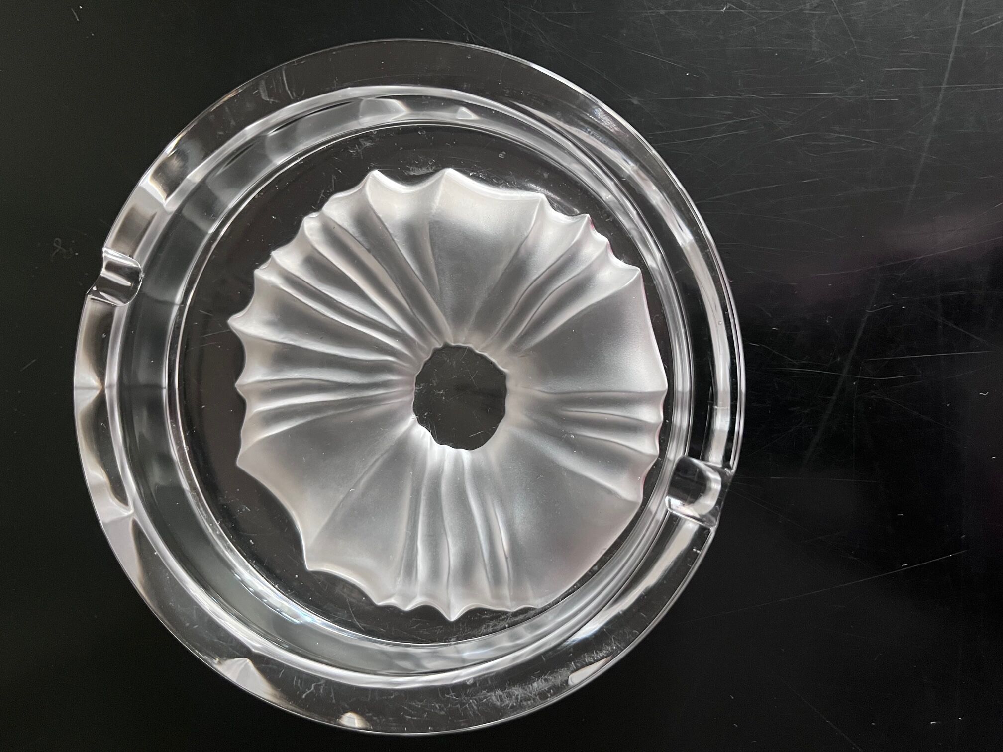 Cendrier en cristal Daum