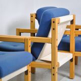 4 Flototto armchairs 1970