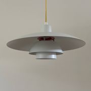 Vintage 2x Louis Poulsen PH4/3 + reflector - Poul Henningsen - Danish design lamp