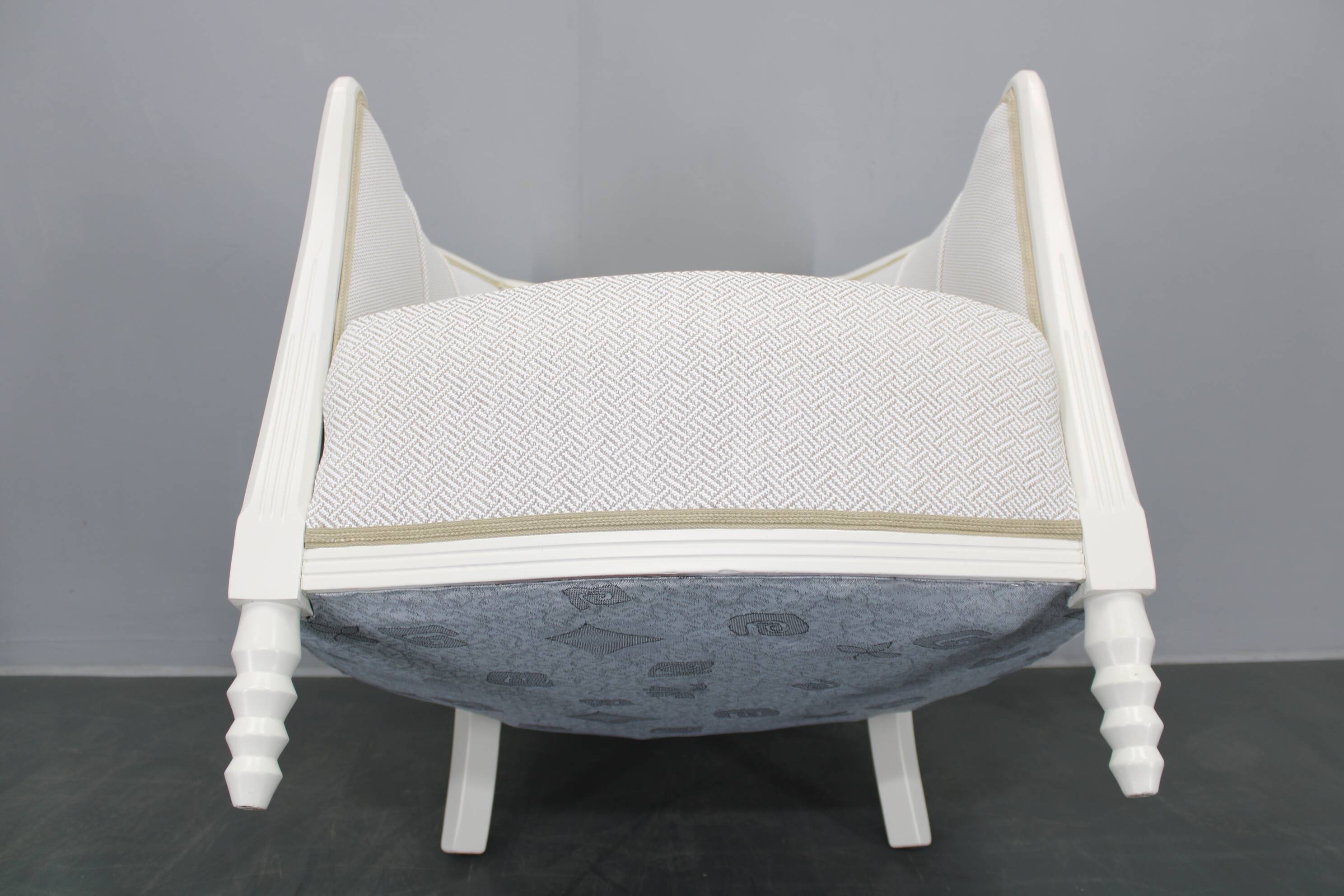Fauteuil de style sécession viennois restauré des années 1930
