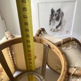 Embroidery fabric lampshade