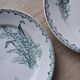 Set of 3 Muguet Amandinoise plates