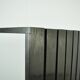 Vintage handmade wide SLATTED bench / side table, Netherlands 1970s