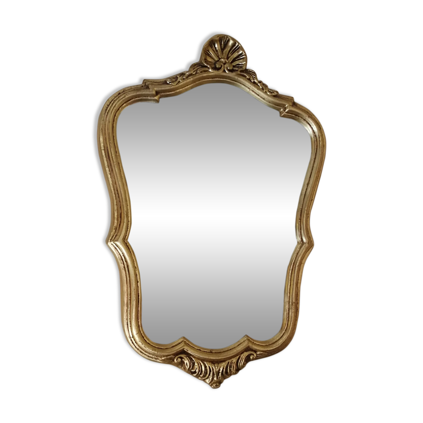 Former mirror, gilded molding, french classic 30x51cm