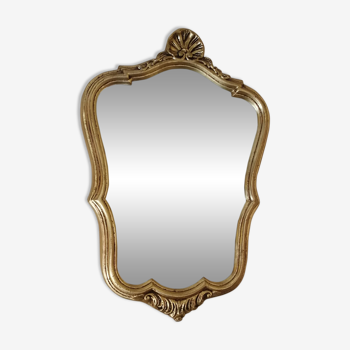 Former mirror, gilded molding, french classic 30x51cm