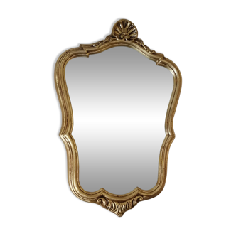 Former mirror, gilded molding, french classic 30x51cm