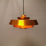 Hanging lamp model ‘Nova’ designed by Jo Hammerborg for Danish Fog&Mørup 1963 in copper