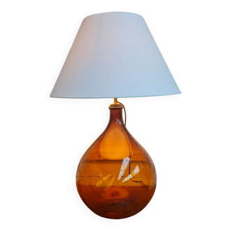 Lampe dame jeanne vintage