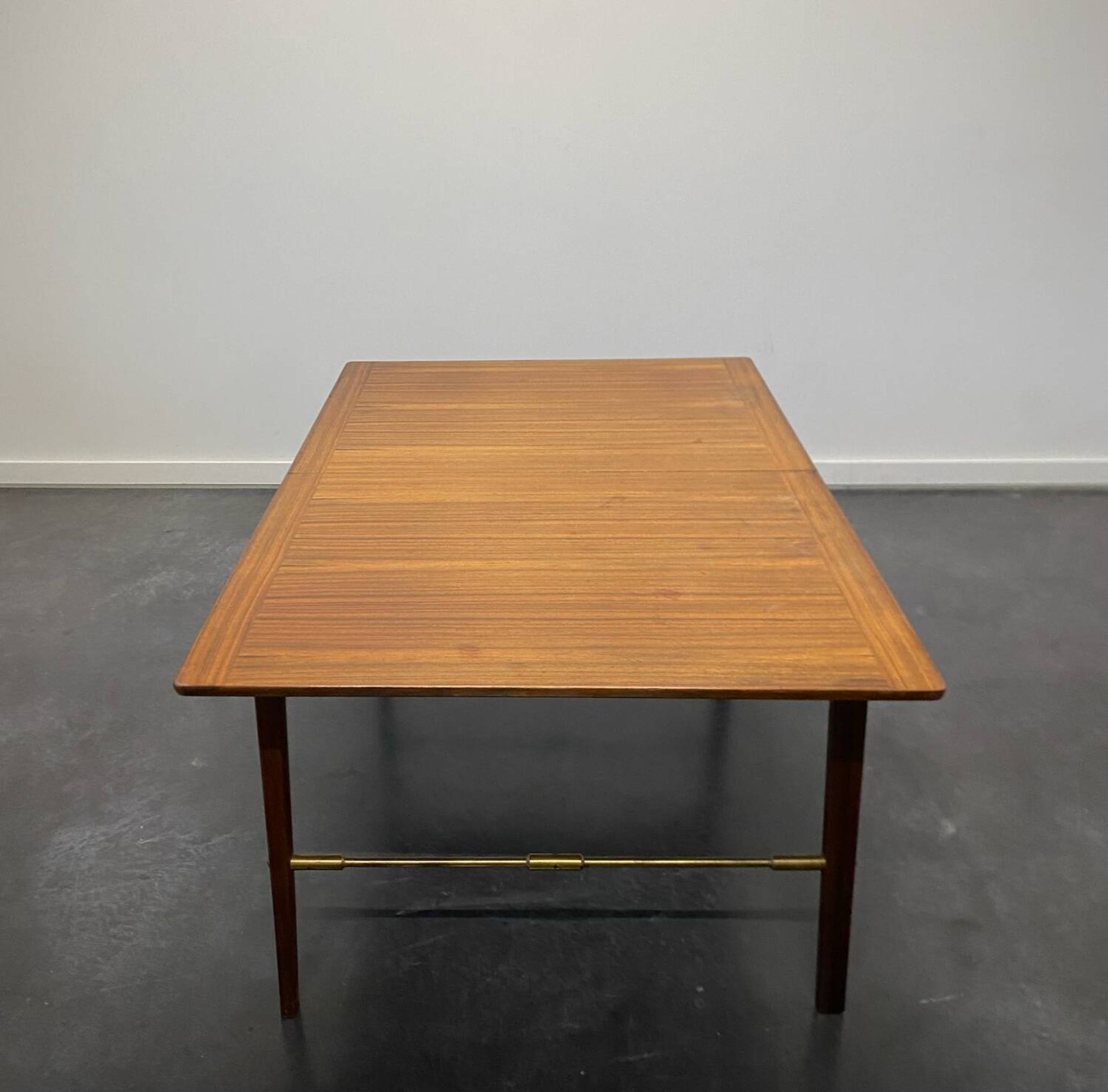 Palisander dining table denmark 1960s extendable mcm