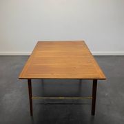 Palisander dining table denmark 1960s extendable mcm