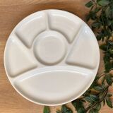 Set of 6 earthenware fondue plates