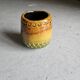 Scandinavian majolica ceramic vase / planter