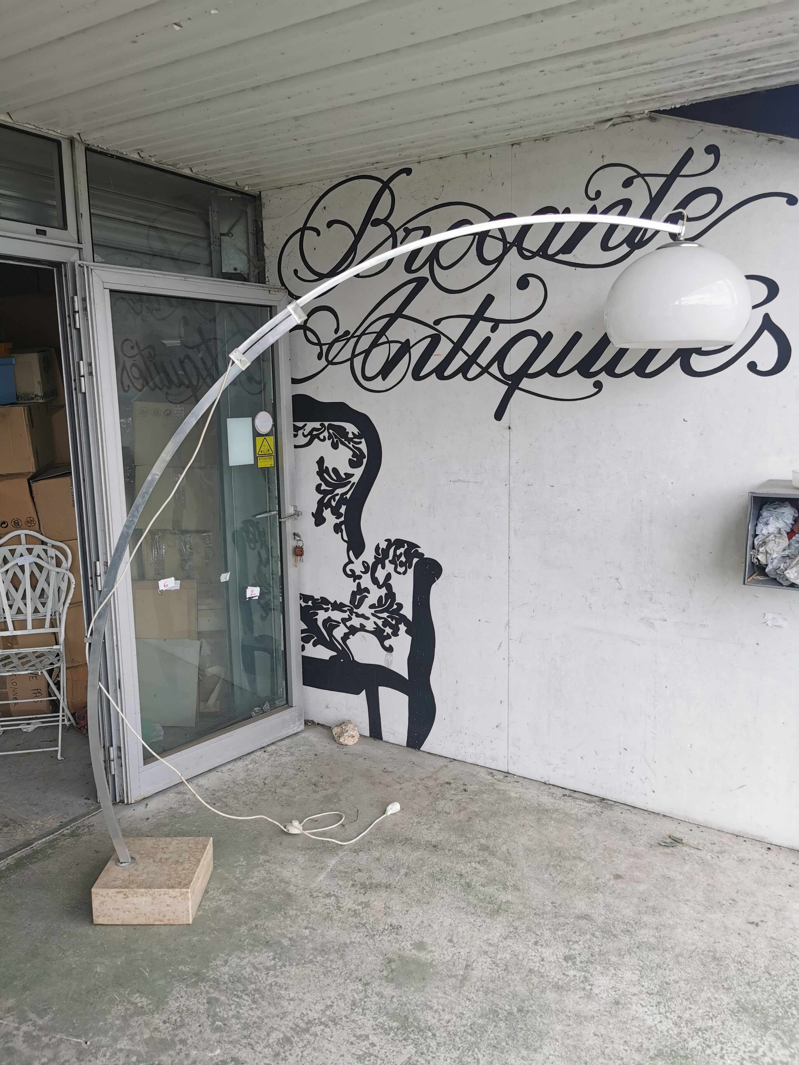 Floor lamp 1970's removable arc model