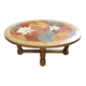 Table basse bois et céramique signée Louis Barrois