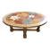 Table basse bois et céramique signée Louis Barrois