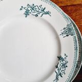 Set of 12 flat plates with slight defects Saint Amand 1932