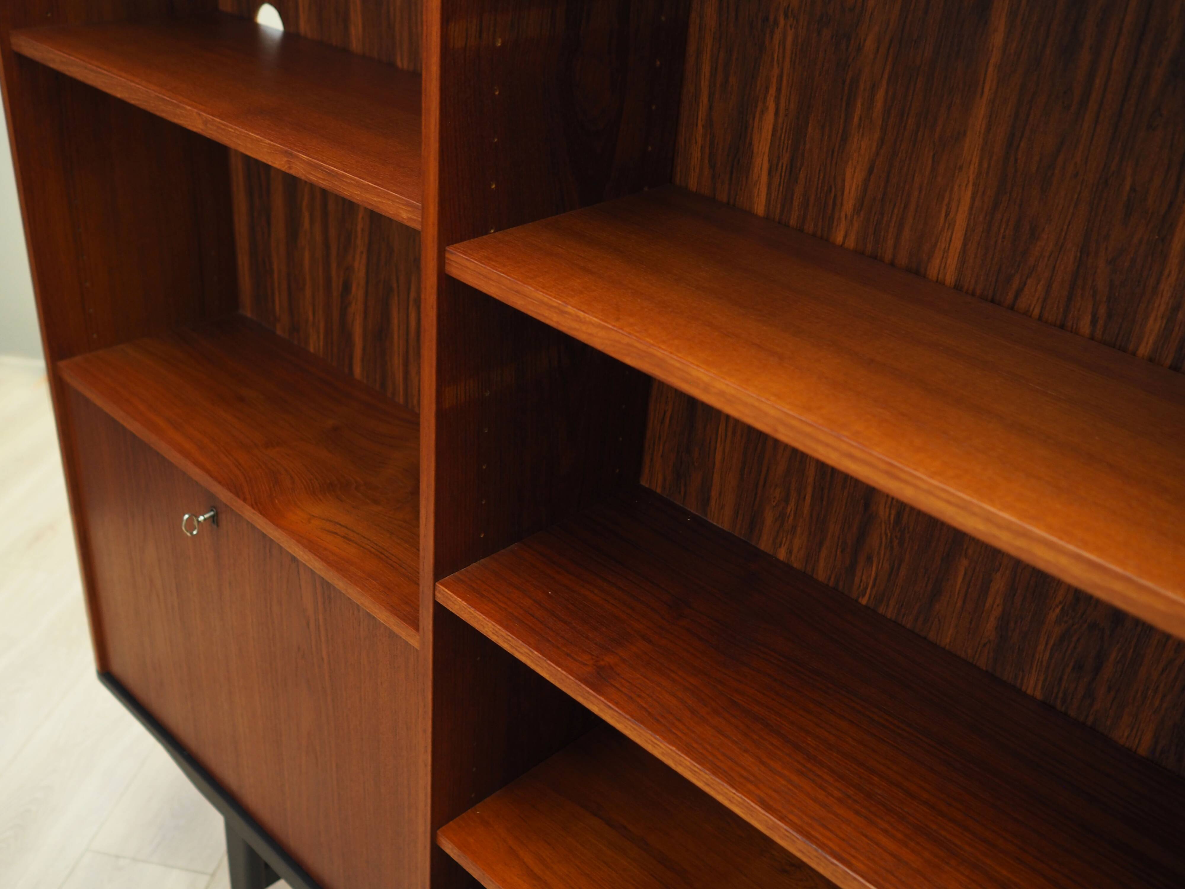 Teak bookcase, Danish design, 1970s, production: Denmark