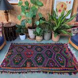 Medium Vintage Turkish Kilim Rug 176x105 cm Wool Kelim
