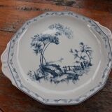 Eared dish Limoges porcelain Bernardaud Model Reflets