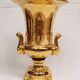 Medici-shaped vase in gilded Paris porcelain.