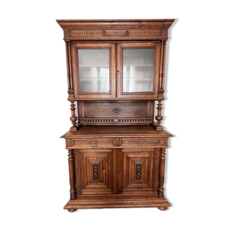 Antique glass dresser