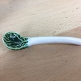 Ceramic cabbage tea set, 6 cups, teapot