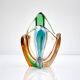 Vintage Multicolor Glass Vase by František Zemek from Rhapsody Collection