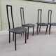 Set of 6 chairs Catellan Italy 80s